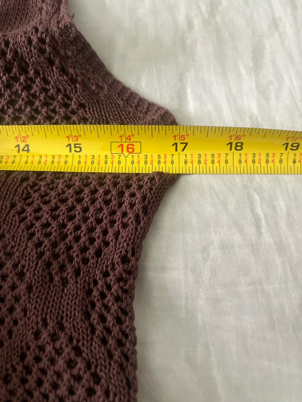 Aster Crochet Knit Tank Earthy Boho Romantic Hippie Festival Top Witchy S - Picture 6 of 7